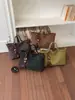 2026 Nuevo Bolso de Hombro Único con Textura Tejida para Mujer, Bolso Tote Retro de Gran Capacidad para el Trabajo, Bolso Cruzado Versátil de Mano
