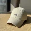Boné de Baseball Retrô Americano com Bordado de Letras para Primavera e Outono, Aba Macia, Estilo de Rua Coreano, Boné Bico de Pato, Chapéu Unissex Tendência