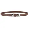 Cinturón de Cuero Estilo Nuevo para Mujer, Cinturón de Cuero Genuino para Mujer, Moda de Negocios, Versátil Cinturón Decorativo de Piel de Vaca para Vestidos y Jeans