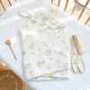 Cojín de Gasa de Algodón Primavera y Verano Paquete de Bebé Recién Nacido de Algodón Artículos para Bebé Toalla de Baño con Capucha Paquete para Recién Nacido