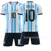 2025-26 Camiseta de Fútbol 11 Di María 21 Di María Copa del Mundo Argentina Local No. Camiseta 10 Messi
