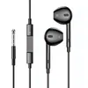 Auriculares con Cable Semi-In-Ear de 3.5 Mm/Tipo-C Más Vendidos con Conector Directo Auriculares en Caja de Cristal Compatibles con Apple y Huawei
