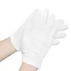 Fábrica en stock Guantes de Algodón Guantes de Trabajo Algodón Puro Blanco Inspección Protección Laboral Etiqueta de Trabajo Comercio Exterior Literatura Guantes de Juego