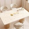 Mantel Impermeable y a Prueba de Aceite para Mesa de Comedor, No Lavable, Estilo Crema Anti-quemaduras Protector de Escritorio 2025 Nuevo Mantel de Mesa para Mesa de Café de Gama Alta