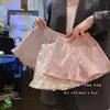 Pantalones Cortos Casuales para Niños, Shorts para Niñas Pequeñas, Pantalones de Verano Versátiles de Nuevo Estilo con Adorno de Encaje, Ropa Exterior Elegante para Niñas