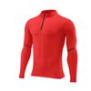 Nueva Ropa de Secado Rápido de Media Cremallera para Hombre, Ajustada, de Cuello Alto Elástico, Traje de Golf, Ropa Deportiva para Correr al Aire Libre, Camiseta de Manga Larga