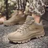 Temporada Nuevo Moda Calzado de Exterior para Hombre Talla Grande Zapatos de Senderismo Caña Media Zapatos de Senderismo Forestal para Hombre Zapatos Casuales