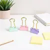 Clips de Papel de Color Macarrón, Clips de Cola Larga, Clips para Exámenes, Clips Metálicos para Documentos, Artículos de Papelería para Oficina, Clips de Cola de Fénix