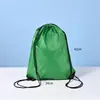 Bolsas Coloridas de Poliéster com Cordão Mochilas com Cordão Feitas Sob Medida com Impressão de Logo Bolsas de Armazenamento com Cordão de Tecido Oxford em Estoque