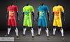 Venta al por mayor tuanding printing-secado rápido secado rápido ropa de entrenamiento de manga corta de fútbol textura de dragón cuatro colores