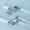 Seringa de Vidro Pré-Cheia com Trava Luer Padrão Transfronteiriça Tubo de Agulha Óleo CBD Tampa Luer Tubo de Seringa com Brilho
