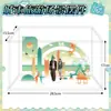 Decorações de Standee de Combinação Multi-Peças para Cena de Viagem Urbana, Personagens Estilo D, Mercadoria Cultural e Criativa em Acrílico em Camadas