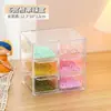 Cajón de Almacenamiento con Cuentas Cristal de Roca Vidrio Cuentas Sueltas Gabinete Compartimento para Joyería Transparente Escritorio Hecho a Mano DIY Caja de Material