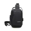 Bolsa de motocicleta transfronteriza con contraseña antirrobo bolsa de pecho para hombre bolsa de hombro individual de gran capacidad bolsa casual para hombre bolsa cruzada multifuncional moderna