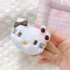 Presilha de Cabelo de Pelúcia Desenho Animado para Meninas, Presilha Grande BB para Estudantes, Presilha Fofa para Franja Lateral, Doce Acessório de Cabelo