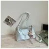 Bolsas Femininas de Comércio Exterior, Bolsas Estilo Coreano, Novas Bolsas Simples da Moda, Textura Doce, Bolsas de Ombro Transversais Casuais e Versáteis