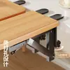 Tablero de Extensión para Hueco de Escritorio de Dormitorio, Escritorio Plegable para Computadora, Soporte para Teclado y Ratón, Estante de Almacenamiento Multifuncional sin Perforaciones