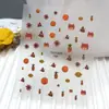 Série Duyuer Adesivos de Unha Populares Estilo Influenciador Realista com Suporte Adesivo para Decoração de Unhas DIY