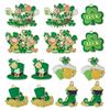 Trevo Irlandês DIY Acessórios para Joias Chapéu de Trevo Colar Pingente Chaveiro Pingente Pequeno Oktoberfest