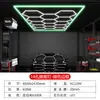 Luces de Panal al por Mayor Transfronterizas para Talleres de Reparación de Automóviles, Luces de Techo de Nueve Paneles para Salas de Lavado de Autos, Aplicación de Película Libre de Polvo, Luces para Estaciones de Trabajo de Detallado de Autos