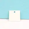 Tarjeta de Cartón Blanca para Joyería al por Mayor Tarjeta en Blanco para Pendientes Collar Broche Pasador Tarjeta de Papel Empaque para Anillos Tarjeta de Exhibición para Joyería
