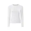 Camiseta Deportiva Casual de Manga Larga Antibacteriana Transpirable Ajustada para Yoga, Running, Entrenamiento, Top de Fitness
