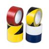 Productos de fábrica Cinta de advertencia de PVC negro amarillo taller libre de polvo cinta adhesiva cebra rotulación cinta para piso