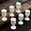 Copa de Vino Pequeña, Copa de Vino de Cerámica, Copa de Vino, Copa para Vino Blanco y Licores, Copa de Vino, Envío Gratis Individual, Juego de Copas de Vino Blanco, Venta al por Mayor por Fabricante