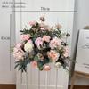 Línea de flores para bodas transfronterizas, sala de exposiciones, mesa de simulación, bola de flores, decoración, escenario, accesorios de boda, bola de flores al por mayor