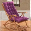 Cojín para Silla Lounge de Invierno Cojín para Mecedora Cojín Engrosado para Silla de Ratán Bambú Cojín para Silla de Ocio Cojín para Silla Plegable Correa Fija