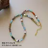 Nuevo collar de cuentas estilo bohemio transfronterizo europeo y americano para mujer, cadena para la clavícula de nicho de lujo ligero, disponible para dropshipping en tiendas físicas