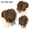 Anillo/Anillo de Cabello Largo y Rizado Sintético Elástico para Peluca de Mujer Peluca Transfronteriza Peluca Europea y Americana Accesorios para el Cabello