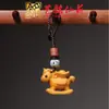 Accesorios de Madera Maciza Tallada de Caballo del Zodiaco Volador Cadena para Teléfono Móvil Colgante Yiming Xianyuan Llavero Creativo de Caballo de Sándalo