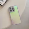 Funda para Teléfono con Diamantes Brillantes Electrochapados y Agujeros Perforados con Láser Adecuada para Apple 16Promax Moda 15/14/11 Cubierta Protectora Láser