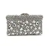 Bolso de noche retro transfronterizo con incrustaciones de pedrería, clutch para mujer
