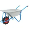 Carrinho de Mão Agrícola e de Jardinagem, Carrinho de Roda Única para Jardins Domésticos, Carrinho de Mão de Construção para Transporte de Cimento