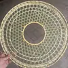 Sombrero cónico hueco tejido de bambú estilo antiguo película de filmación de cine y televisión accesorio sombrero para adulto pasarela actuación de baile sombrero de bambú