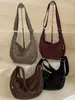 Bolso casual de gran capacidad con estampado de leopardo, bolso cruzado retro estilo Hong Kong ins, bolso de axila de nicho, bolso tipo bollo de alta moda de tendencia