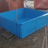 Piscina de apilamiento de acero de desecho de sitio de construcción sujetador de barra de acero móvil ranura de barra de acero piscina de desechos de barra de acero