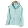 Ropa de Protección Solar U+ Verano para Mujer Protección UV Sensación de Hielo Ligera Transpirable Protección Solar para la Piel Chaqueta para Hombre Al por Mayor Exterior