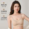 Base de Maquillaje Líquida Lifting Invisible Sin Costuras Ropa Interior Femenina Camisola Espalda Hermosa Envolvente Transpirable Cómodo Sujetador para Chicas de Yoga