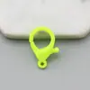 Accesorios para joyería DIY 25 mm plástico acrílico tamaño pequeño hebilla de langosta llavero hebilla de resorte cadena para mascarilla material