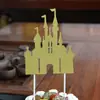 Decoraciones para Pastel del Día del Niño Adornos Topper de Cumpleaños Accesorios Inserts de Repostería de Princesa Escena de Cumpleaños de Princesa Elsa