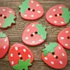 Fresa de Dibujos Animados Botón Lindo Bolsa de Materiales Diy Bolsa de Materiales Hechos a Mano para Niños de Jardín de Infancia Accesorios para Ropa