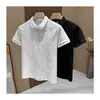 Camisa Polo de Manga Curta com Gola Reversível para Homem, Camiseta de Verão de Marca Tendência, Estilo Coreano Slim Fit, Top Versátil Tendência Novo 2025