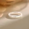 Anillo Carta de Amor para Mujer, Diseño de Nicho Ins, Anillo de Banda Lisa de Lujo Ligero a la Moda para Dedo Índice, Nuevo Modelo 2025, Anillo de Alta Gama para Regalo