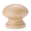 Manija de Puerta de Gabinete de Madera de Loto Pomo Redondo de Cajón Madera Agujero Único Champiñón Accesorio de Mueble de Armario Estilo Lujo Ligero