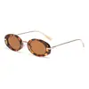 Nuevas Gafas de Sol Ovaladas Retro de Marco Pequeño, Gafas de Sol de Gama Alta Mismo Estilo que las Celebridades de Internet, Gafas de Sol Personalizadas de Pasarela al por Mayor