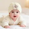 Chapéus de Bebê para Primavera e Outono, Chapéus de Bebê Menina, Chapéus de Proteção para Fontanela, Chapéus Indianos Sem Costura, Chapéus Estilosos para Proteção de Orelhas de Bebê para Primavera