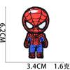 Amazon Spider-Man bordado tela pegatinas bordado a máquina Zhang Zi telaraña Parche decoración de ropa etiqueta bordada